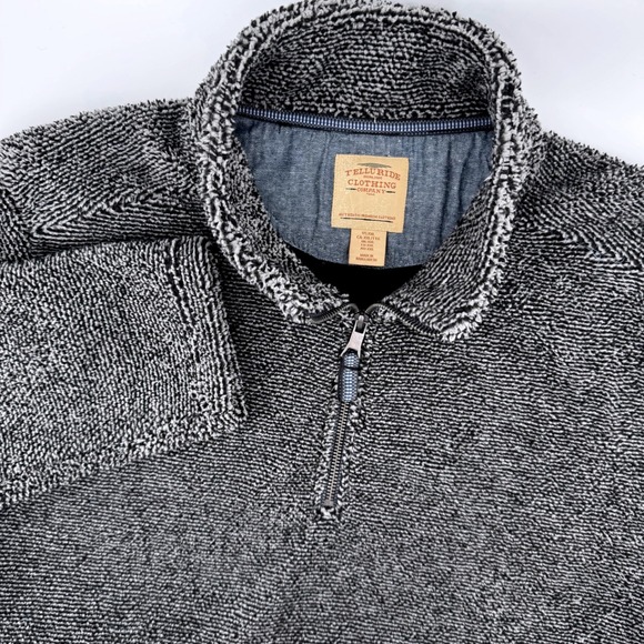 Telluride Clothing Co. Other - Telluride Clothing Co Trailside Pullover 3XL Charcoal Grey Fleece Quarter Zip